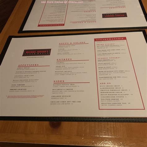 michael jordans steakhouse|michael jordan's steakhouse menu.